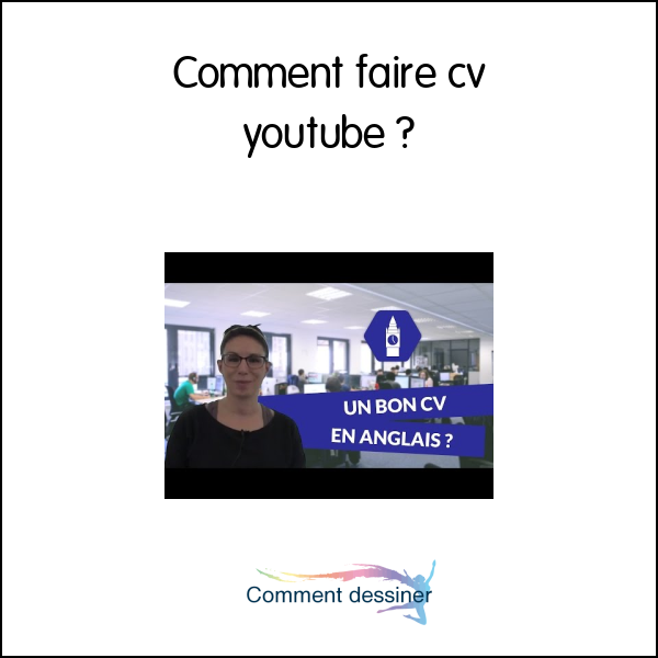 Comment faire cv youtube